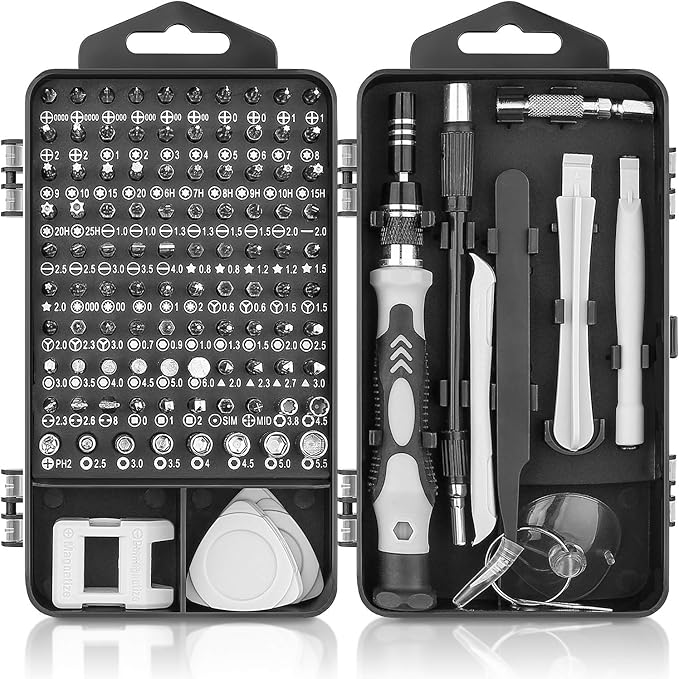 Hautton Mini Precision Screwdriver Set, 118 in 1 Magnetic Gadgets